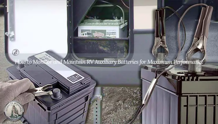 how to maintain your car rv auxiliary battery